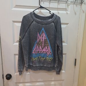 Recycled Karma Gray Graphic Band Tee